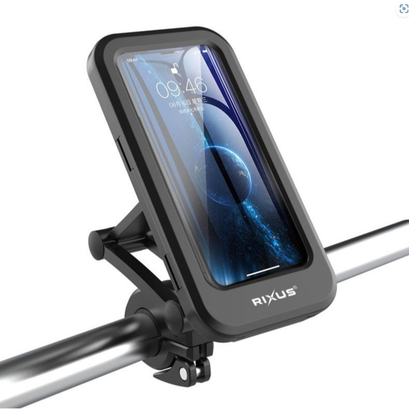 Support Téléphone Vélo Étanche Rixus RXHM52 - Rotation 360°