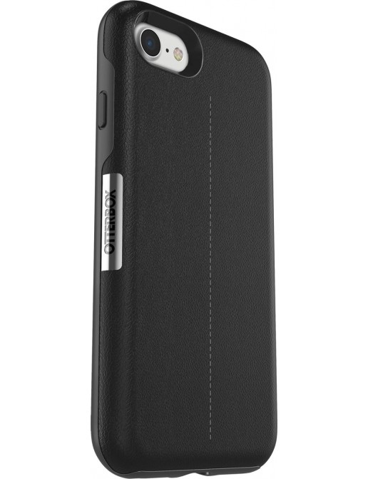 Etui pour iPhone 7 / 8 / SE 2020 - OtterBox Strada + Alpha Glass Onyx Black - "Limited Edition"