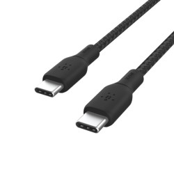 Câble Tressé USB-C vers USB-C 100W - Noir 2m Belkin