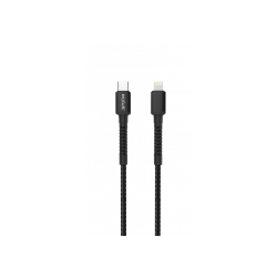 Câble 27W USB Type C vers iPhone Nylon Tressé 120cm Rixus RXU71CA