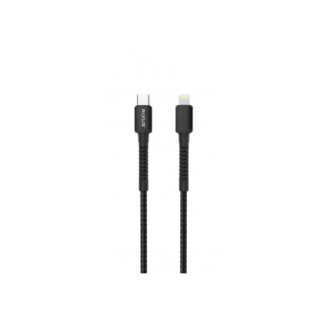 Câble 27W USB Type C vers iPhone Nylon Tressé 120cm Rixus RXU71CA