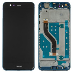 Écran Complet LCD + Vitre Tactile + Chassis Huawei P10 Lite WAS-LX1A - Noir